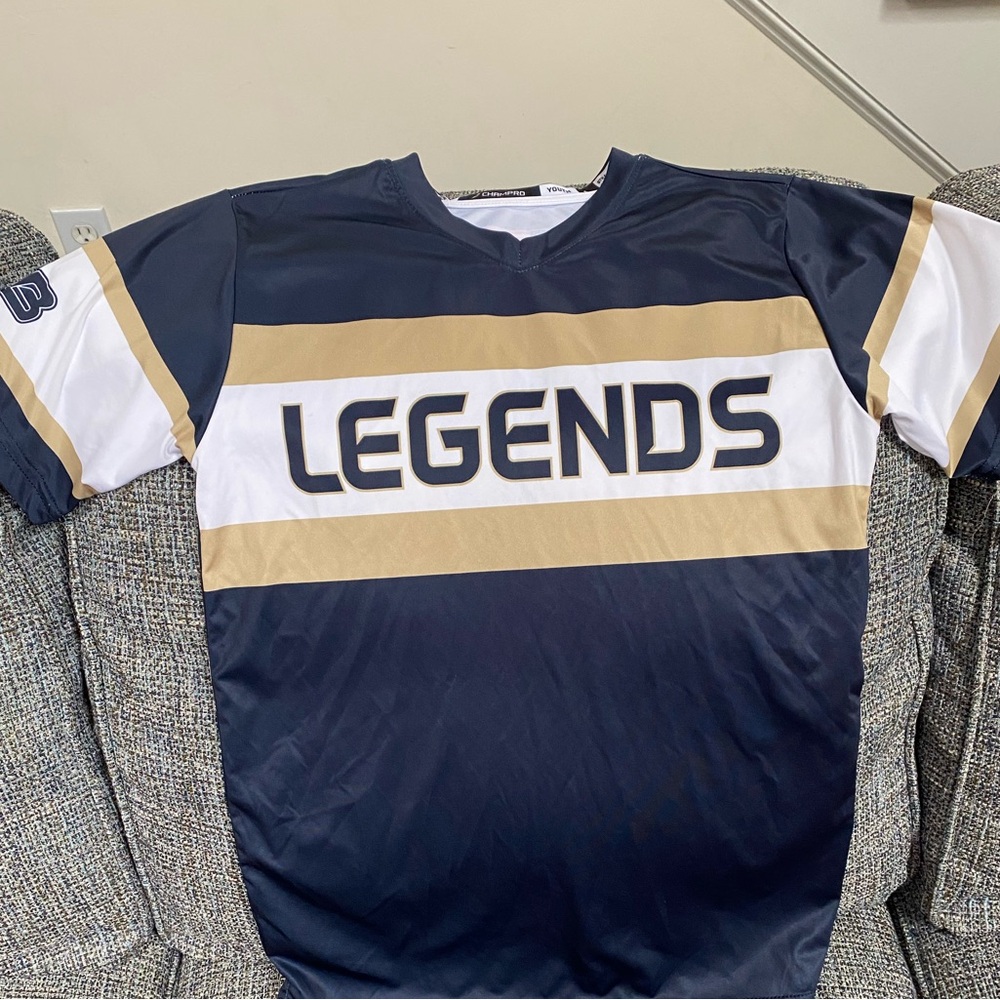 Legends Baseball Jersey from Champro, Size Youth Large